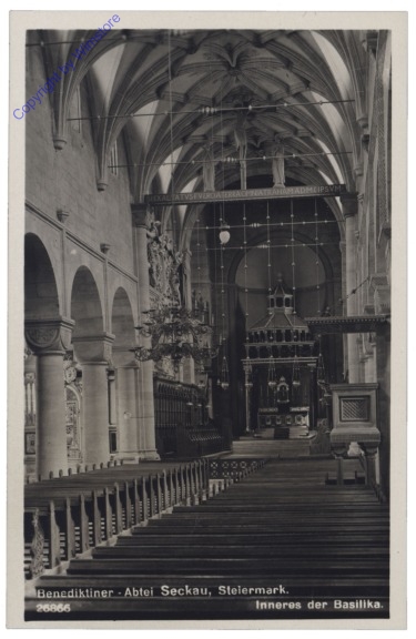 Seckau, Abtei, Inneres der Basilika