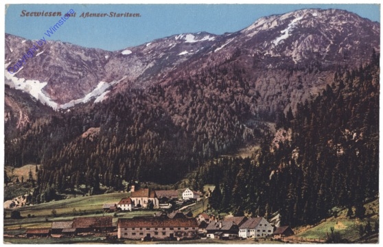 Seewiesen, mit Aflenzer Staritzen