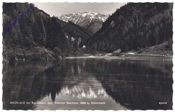 Seewiesen, Grün-See geg. Aflenzer Staritzen