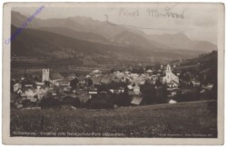 ak129633 Schladming, Eingang zum Naturschutz-Park (Alpenpark)