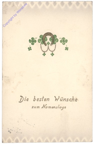 Hufeisen und Kleeblätter, Namenstag