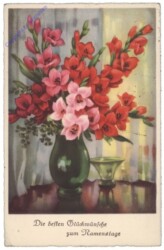 ak129787 Blumenvase, Namenstag