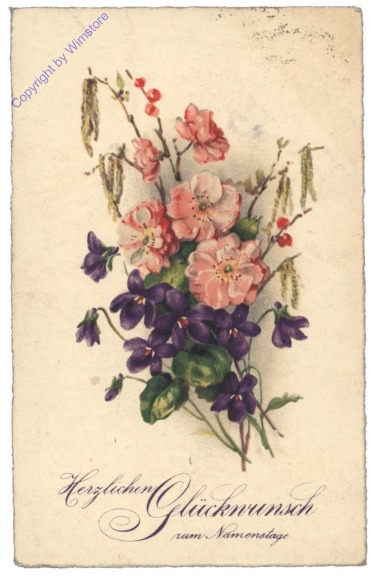 Blumenstrauß, Namenstag