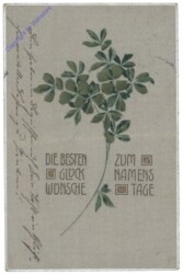 Kleeblätter, Namenstag