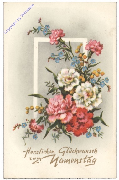 Blumen, Namenstag