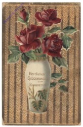 Rosen in einer Vase, Namenstag