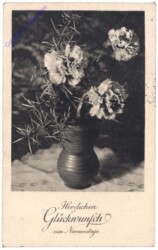 Blumenvase, Namenstag