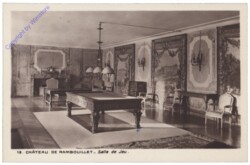 Billard, Chateau de Rambouillet, Salle de Jeu