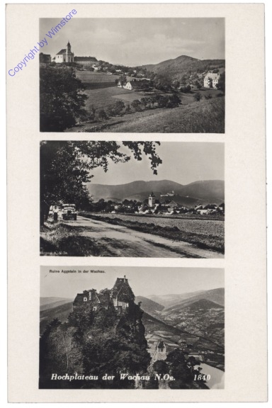 Aggstein a.d. Donau, Hochplateau der Wachau