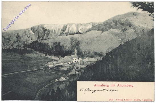 Annaberg, mit Ahornberg