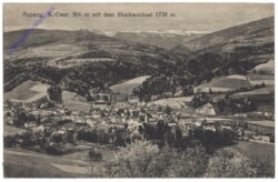 Aspang am Wechsel, mit dem Hochwechsel