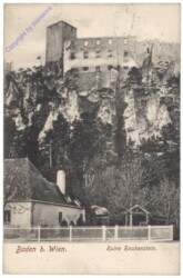 Baden, Ruine Rauhenstein
