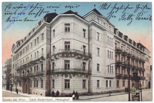 Baden, Städt. Badehotel "Herzoghof"