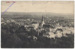 ak130177 Baden, Ortsansicht