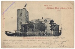Baden, Gruß vom Eisernen Tor, Schutzhaus und Aussichtsturm