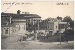Baden, Josefsplatz mit Josefs- und Frauenbad