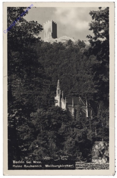 Baden, Ruine Rauheneck, Wellburgkircherl