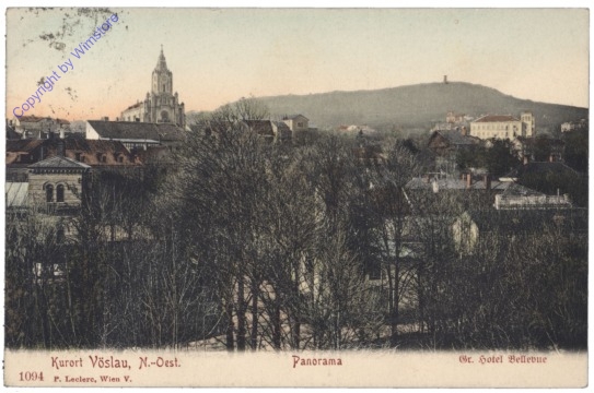 Bad Vöslau, Panorama, Gr. Hotel Bellevue