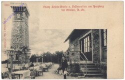 Bad Vöslau, Franz Josefs-Warte u. Restauration am Harzberg