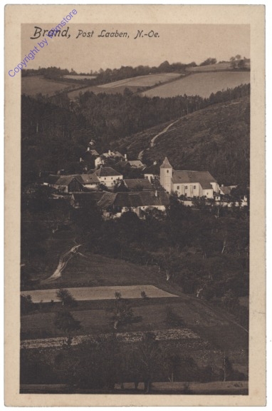 ak130342 Brand, Ortsansicht
