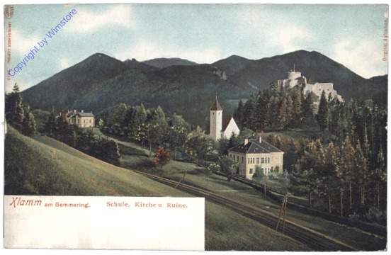 Breitenstein, Klamm, Schule, Kirche u. Ruine