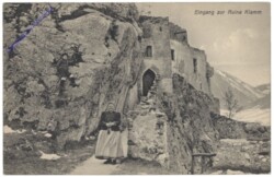 Breitenstein, Eingang zur Ruine Klamm