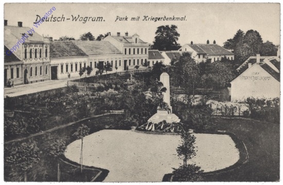 Deutsch-Wagram, Park mit Kriegerdenkmal