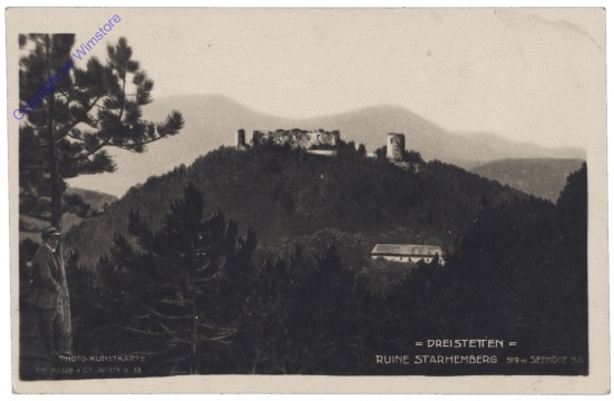 Dreistetten, Ruine Starhemberg
