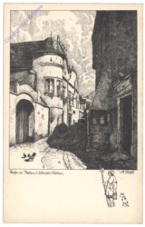 Dürnstein, Straße und Rathaus