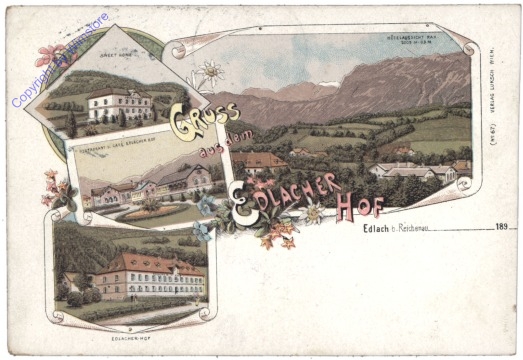 ak130549 Edlach, Gruss vom Edlacher Hof