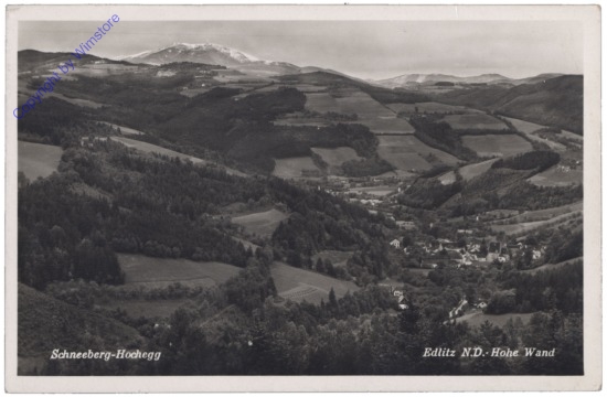 Edlitz, Schneeberg-Hochegg, Hohe Wand