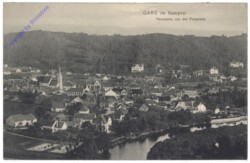 Gars am Kamp, Panorama von der Felsplatte