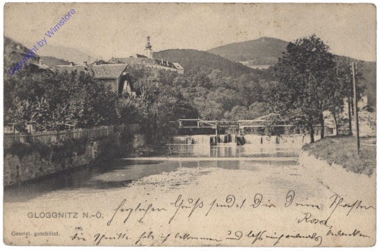 ak130746 Gloggnitz, Ortsansicht