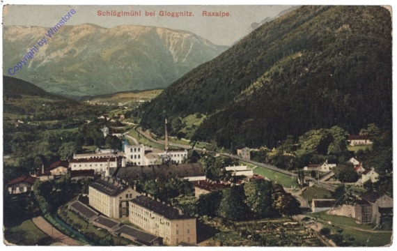 ak130759 Gloggnitz, Schlöglmühl, Raxalpe