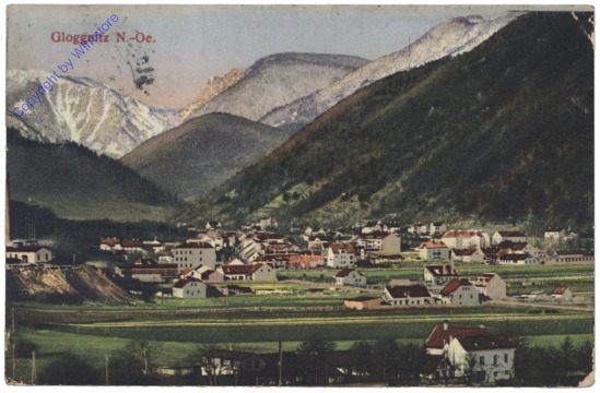 ak130775 Gloggnitz, Ortsansicht