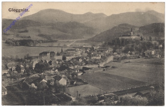 ak130779 Gloggnitz, Ortsansicht