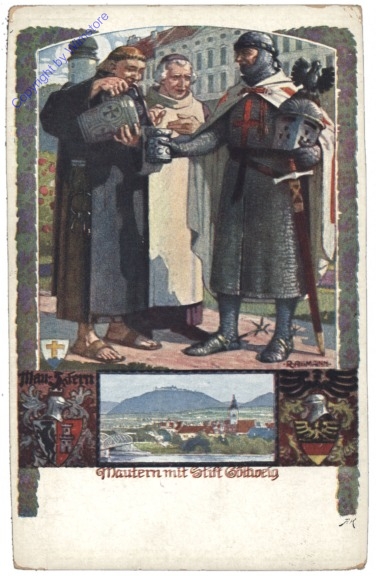 ak130841 Göttweig, Mautern mit Stift Göttweig