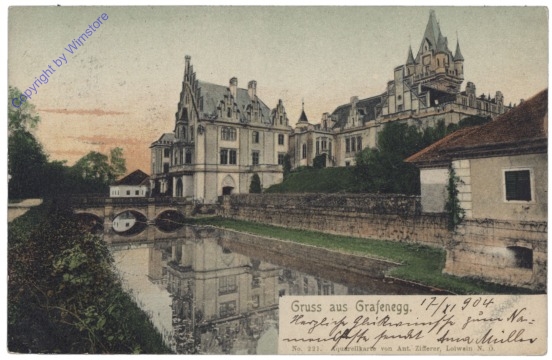 ak130849 Grafenegg, Gruss aus