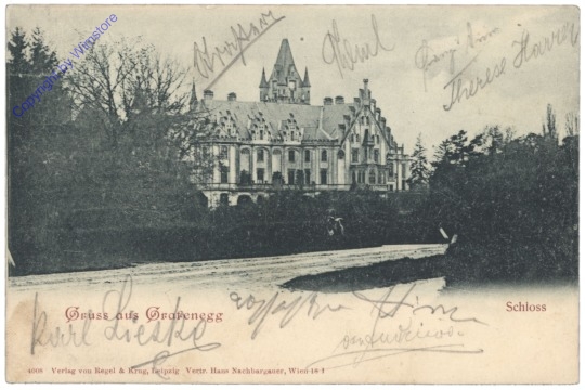 ak130851 Grafenegg, Gruss aus