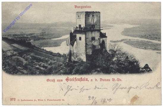 ak130861 Greifenstein, Burgruine