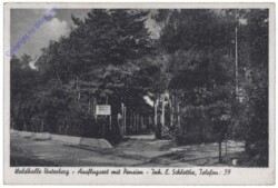 Gutenstein, Waldhalle Unterberg, Ausflugsort mit Pension
