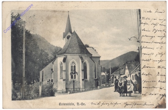 ak130956 Gutenstein, Ortsansicht