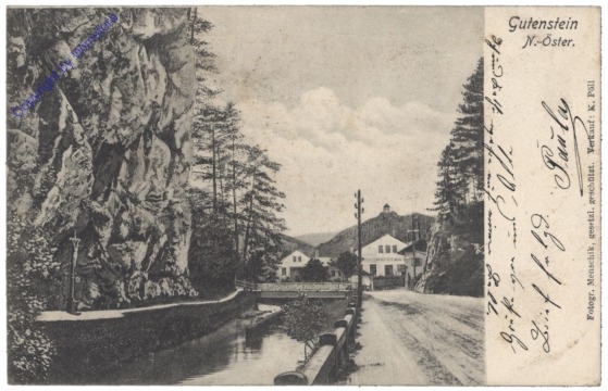 ak130960 Gutenstein, Ortsansicht
