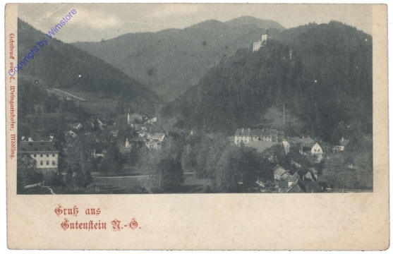 ak130962 Gutenstein, Gruss aus