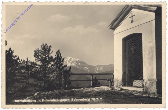 ak130977 Gutenstein, Mariahilfberg gegen Schneeberg