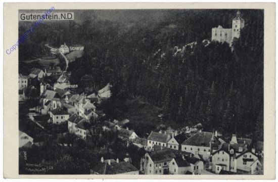ak130978 Gutenstein, Ortsansicht