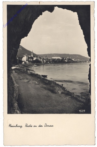 Hainburg, Partie an der Donau