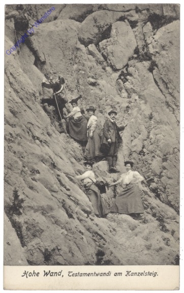 Hohe Wand, Testamentwandl am Kanzelsteig