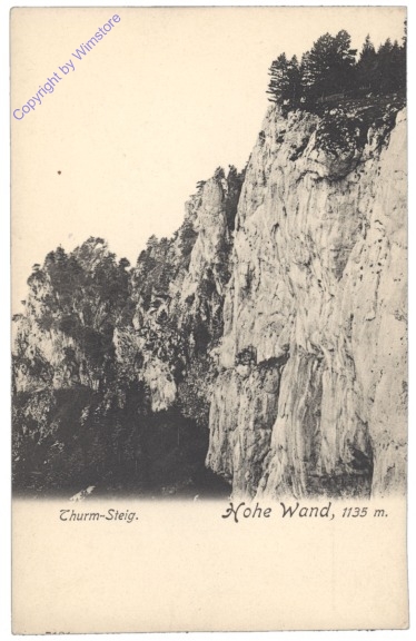 Hohe Wand, Thurm-Steig