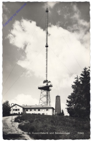 ak131308 Jauerling, Aussichtsturm und Sendeanlage